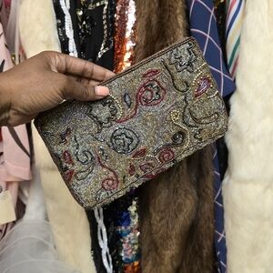 Elegant Beaded Clutch